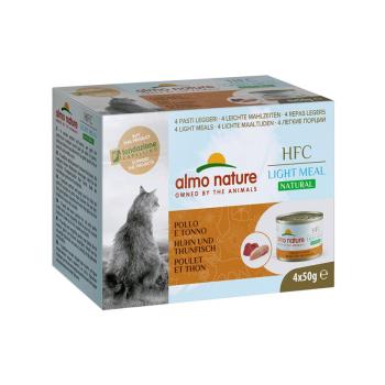 12x50g Almo Nature HFC Natural Light Csirke & tonhal nedves macskatáp kép