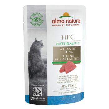 12x55g Almo Nature HFC Natural Plus Atlanti tonhal nedves macskatáp kép