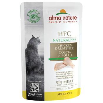 12x55g Almo Nature HFC Natural Plus Csirkecomb nedves macskatáp kép