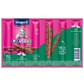 12x6g Vitakraft Cat Stick Mini macskasnack- Kacsa & nyúl kép