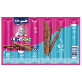 12x6g Vitakraft Cat Stick Mini macskasnack- Lazac kép