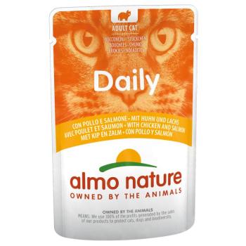 12x70g  Almo Nature Daily Menu nedves macskatáp-mix 3 fajtával kép