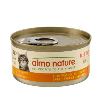 12x70g Almo Nature HFC Natural Kitten csirke nedves macskatáp kép