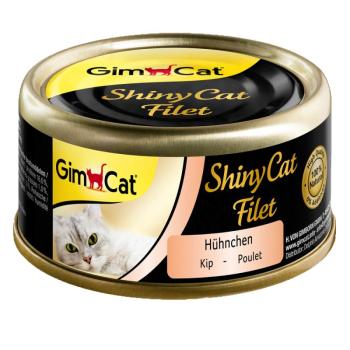 12x70g GimCat ShinyCat csirke nedves macskatáp kép