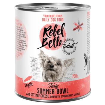 12x750g Rebell Belle Adult Tasty Summer Bowl - vegetáriánus nedves kutyatáp kép