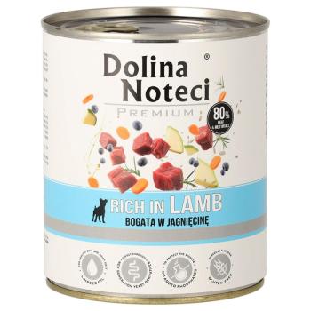 12x800g Dolina Noteci Premium nedves kutyatáp- Bárány kép