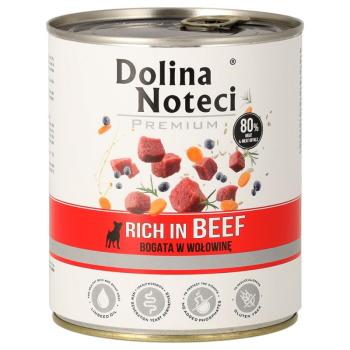 12x800g Dolina Noteci Premium nedves kutyatáp- Marha kép