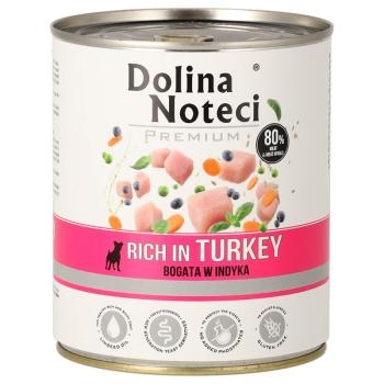 12x800g Dolina Noteci Premium nedves kutyatáp- Pulyka kép