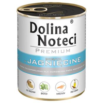 12x800g Dolina Noteci Premium nedves kutyatáp vegyes próbacsomagban- Bárány + nyúl & áfonya kép