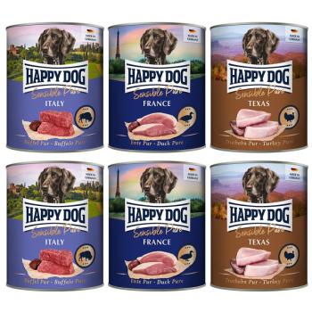 12x800g Happy Dog Sensible Pure nedves kutyaeledel- Mix (3 változattal) kép