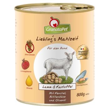 12x800g Liebling´s Mahlzeit nedves kutyatáp-Bárány & burgonya, édeskömény, túró & olívaolaj kép