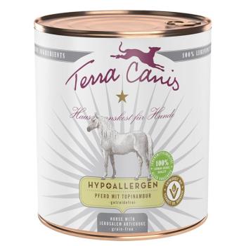 12x800g Terra Canis Hypoallergen ló & csicsóka nedves kutyatáp kép