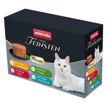 12x85g Animonda Vom Feinsten Adult Mousse-mix (4 változattal) nedves macskatáp kép