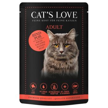 12x85g Cat's Love Marha pur nedves macskatáp kép