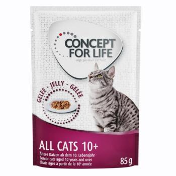 12x85g Concept for Life All Cats 10+ aszpikban nedves macskatáp Kiegészítésként száraztáphoz kép