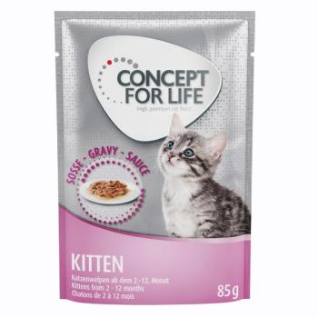 12x85g Concept for Life Kitten szószban nedves macskatáp kép