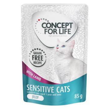 12x85g Concept for Life Sensitive Cats bárány gabonamentes nedves macskatáp aszpikban kép