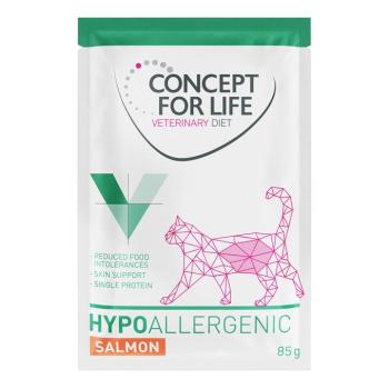 12x85g Concept for Life Veterinary Diet Hypoallergenic lazac nedves macskatáp kép