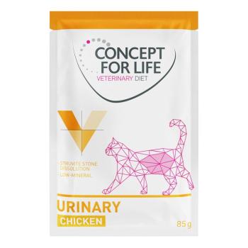 12x85g Concept for Life Veterinary Diet Urinary csirke nedves macskatáp kép