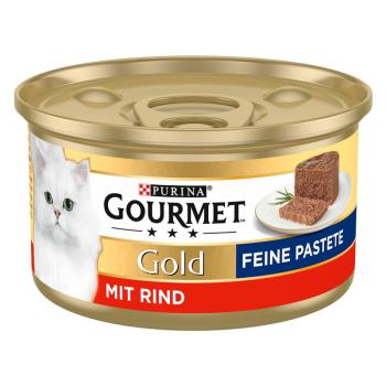 12x85g Gourmet Gold Paté marha nedves macskatáp kép