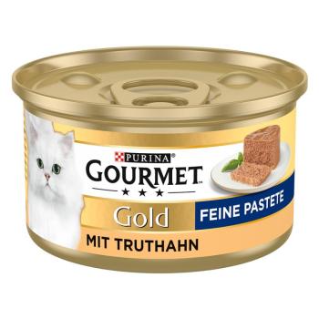 12x85g Gourmet Gold Paté Pulyka nedves macskatáp kép