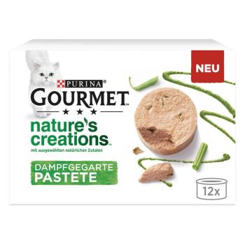 12x85g Gourmet Nature's Creations Mousse nedves macskatáp- Csirke & sárgarépa kép