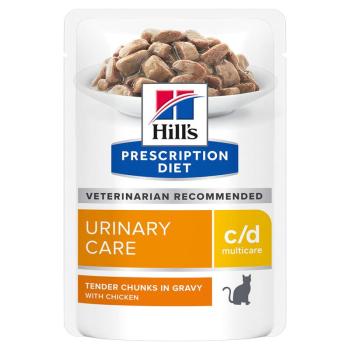 12x85g Hill's Prescription Diet c/d Multicare Urinary Care csirke macskatáp kép