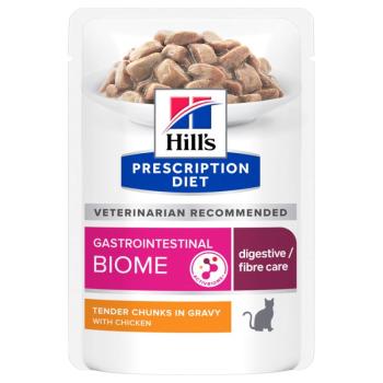 12x85g Hill's Prescription Diet Gastrointestinal Biome csirke nedves macskatáp kép