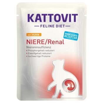 12x85g Kattovit Niere/Renal csirke tasakos nedves macskatáp kép