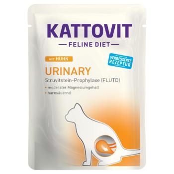 12x85g Kattovit Urinary csirke tasakos nedves macskatáp kép