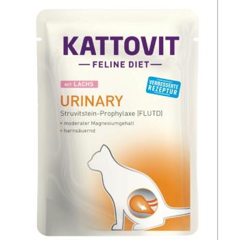 12x85g Kattovit Urinary lazac tasakos nedves macskatáp kép