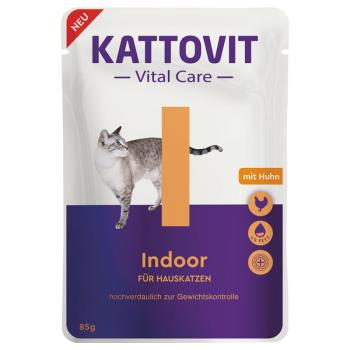 12x85g Kattovit Vital Care Indoor csirke tasakos nedves macskatáp kép