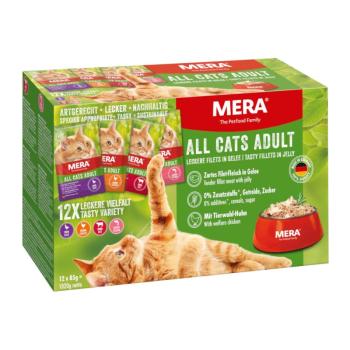 12x85g MERA Cats Adult 12 x 85 g válogatás nedves macskatáp kép