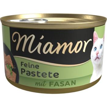 12x85g Miamor Pastete nedves macskatáp-fácán kép