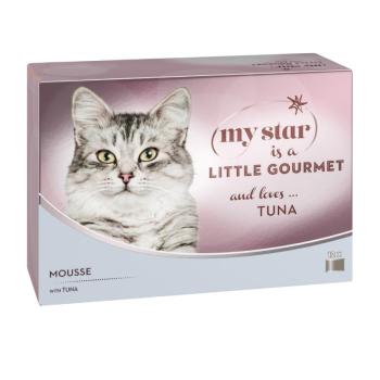 12x85g My Star Mousse Gourmet konzerv nedves macskatáp- Tonhal kép