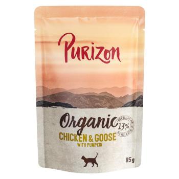 12x85g Purizon Organic Csirke, liba & tök nedves macskatáp kép
