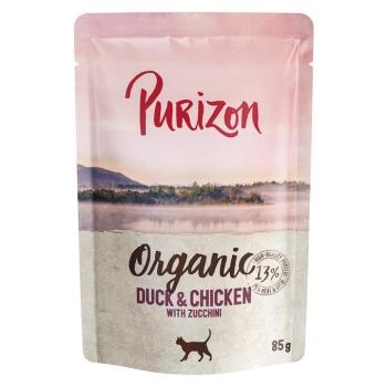12x85g Purizon Organic Kacsa, csirke & cukkini nedves macskatáp kép