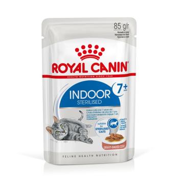 12x85g Royal Canin Indoor Sterilised 7+ szószban nedves macskatáp kép