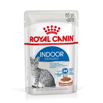 12x85g Royal Canin Indoor Sterilised szószban nedves macskatáp kép