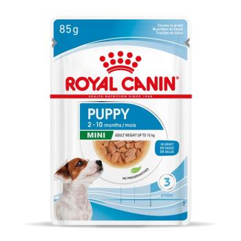 12x85g Royal Canin Mini Puppy szószban nedves kutyatáp kép