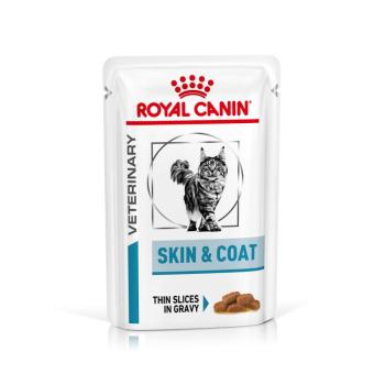 12x85g Royal Canin Veterinary Feline Skin & Coat nedves macskatáp kép