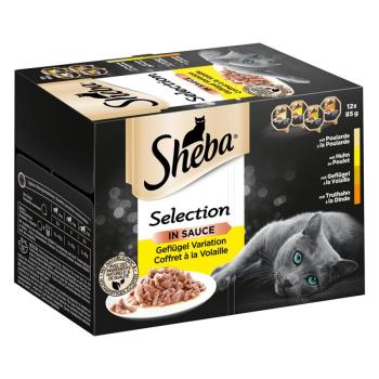 12x85g Sheba Selection szószban tálcás nedves macskatáp kép