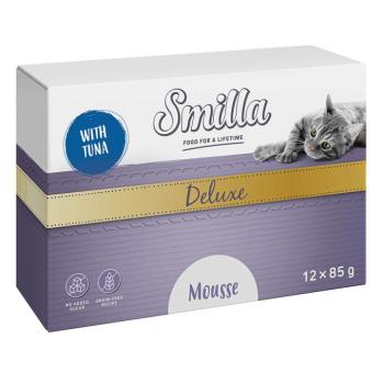 12x85g Smilla Deluxe Mousse tonhal nedves macskatáp kép