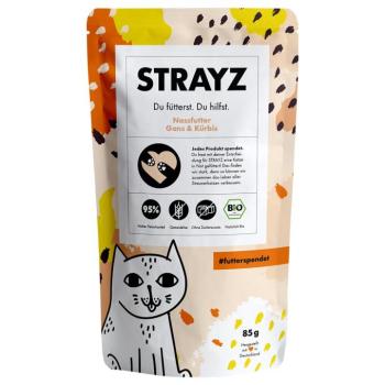 12x85g STRAYZ BIO Bio liba & bio sütőtök tasakos nedves macskatáp kép