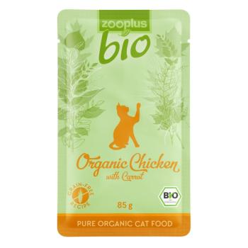 12x85g zooplus Bio Saison Menu bio csirke & bio sárgarépa nedves macskatáp kép