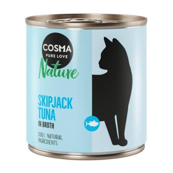 12xx280g Cosma Nature nedves macskatáp - Skipjack  tonhal kép