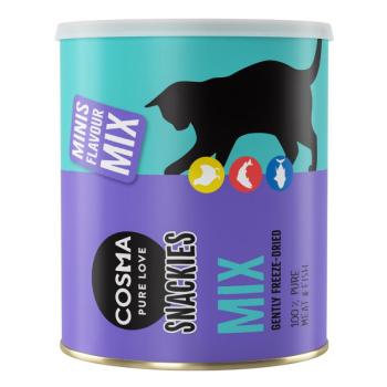 130g Cosma Snackies Minis Maxi tubusban, vegyesen kép