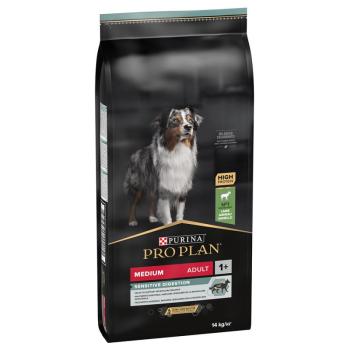 14 kg PURINA PRO PLAN Medium Adult Sensitive Digestion bárány & rizs száraz kutyatáp kép