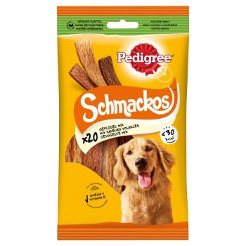 144g 20db Pedigree Schmackos kutyasnack -  szárnyas-mix kép