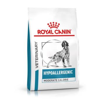 14kg Royal Canin Veterinary Hypoallergenic Moderate Calorie száraz kutyatáp kép